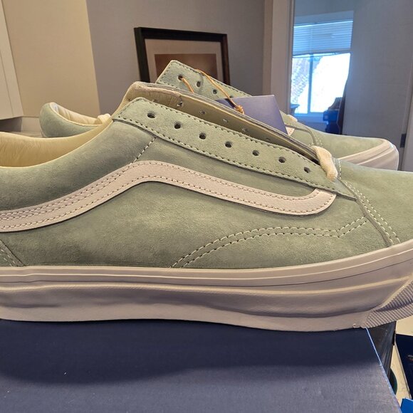 Vans Premium Pig Suede Old Skool 36 LX Shoes Sneakers VN000CQDCPG1 Mens Sz 11.5 - Picture 1 of 10